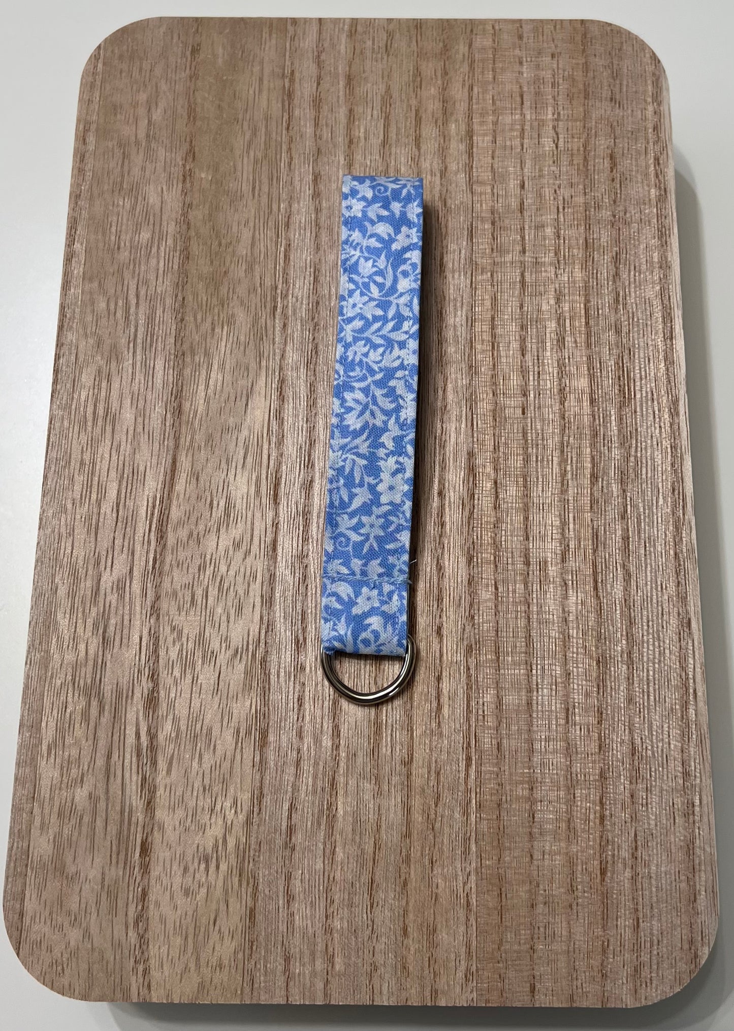 Sky Blue Floral Lanyard