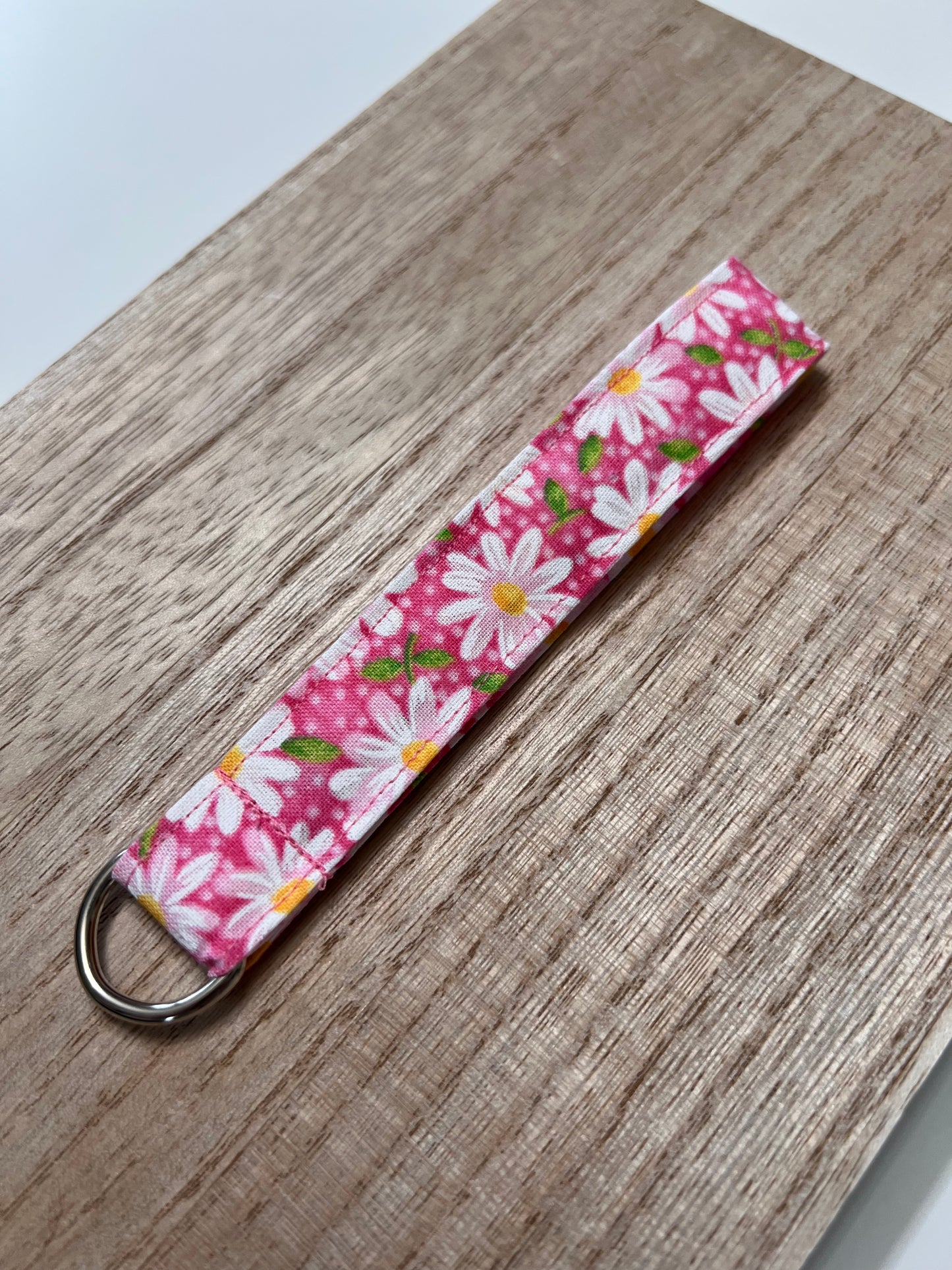 Pink Daisy Lanyard