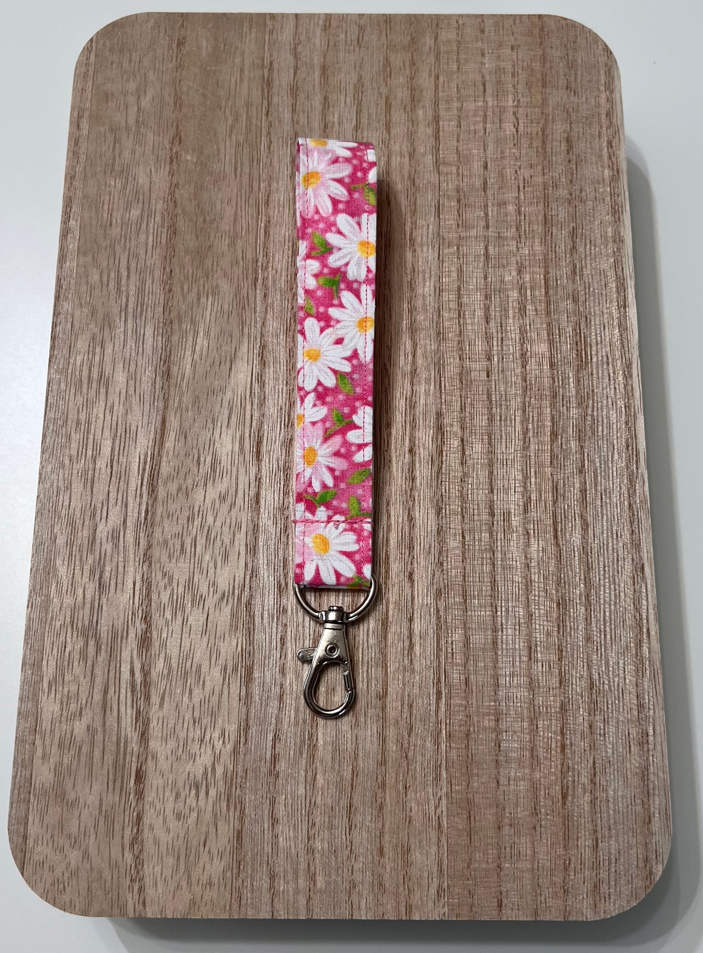 Pink Daisy Lanyard