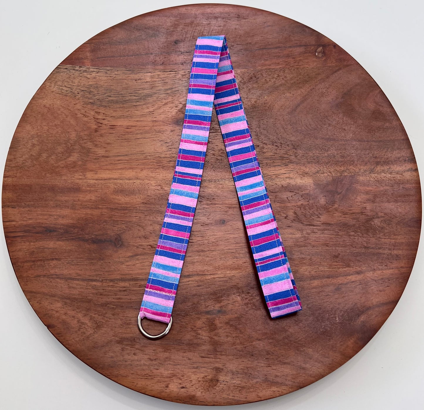 Pink, Purple, and Blue Stripe Lanyards