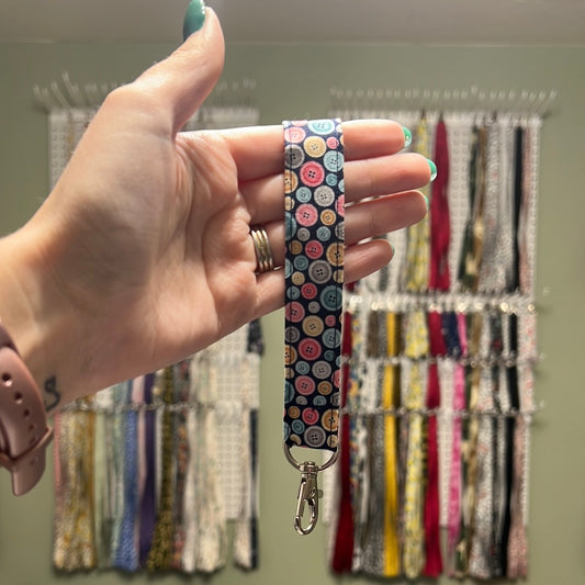 Button Wristlet