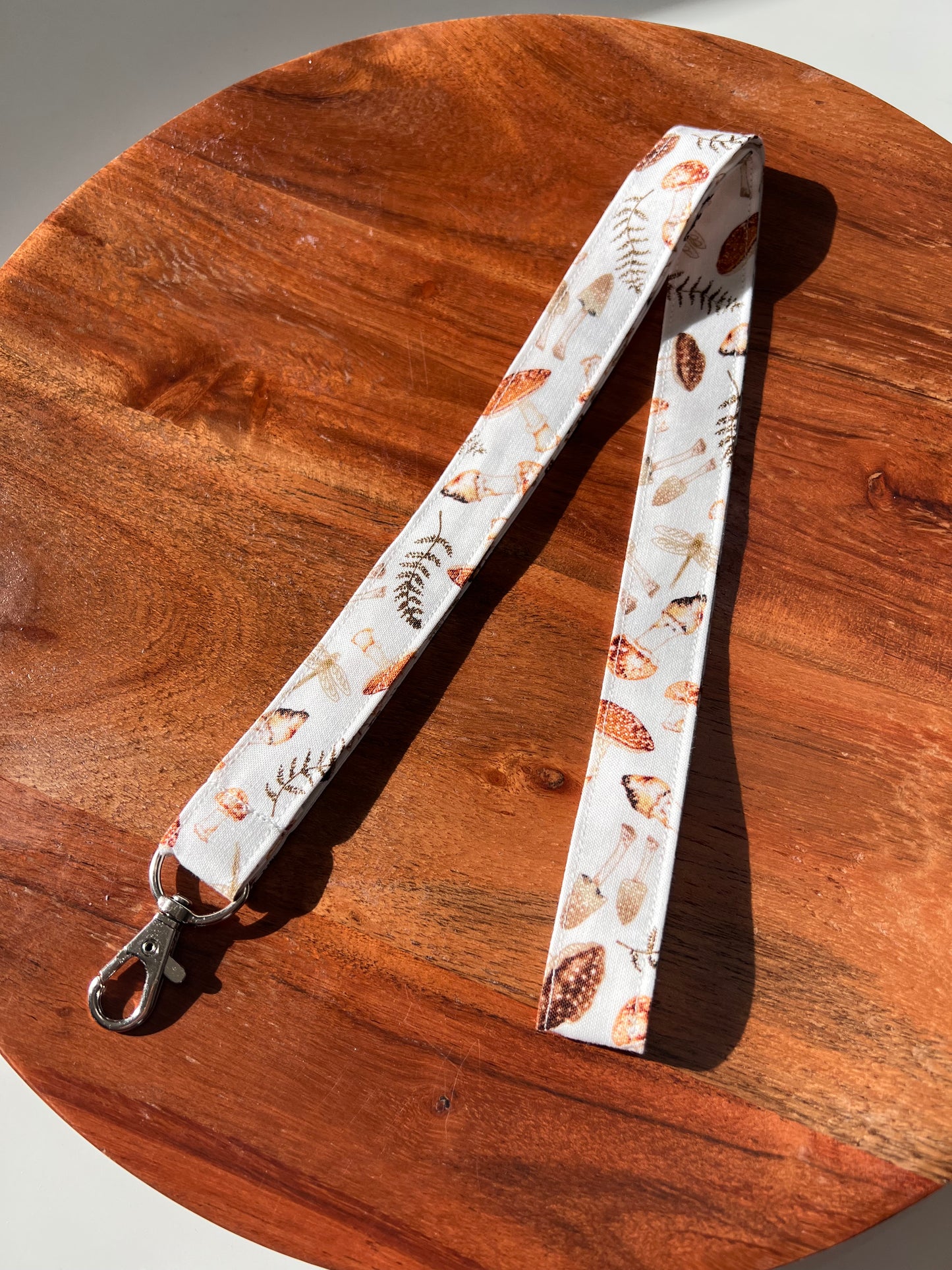 Natural Mushroom and Dragonfly Lanyards