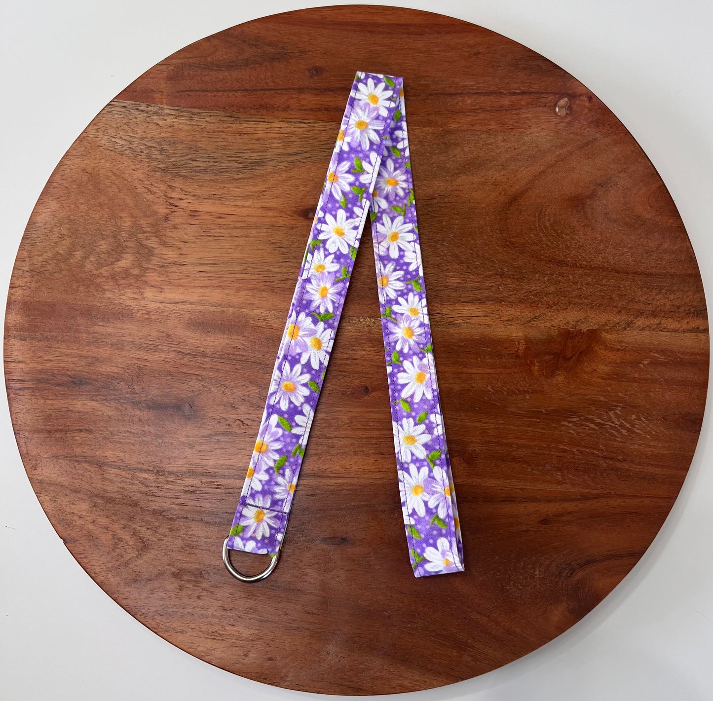 Purple Daisy Lanyard