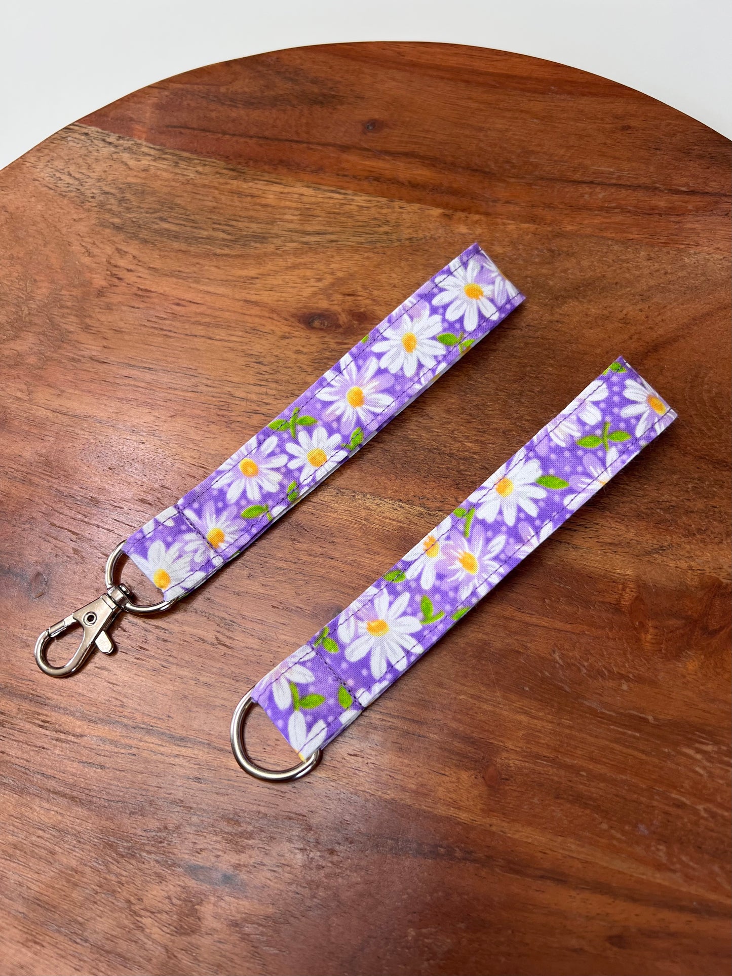 Purple Daisy Lanyard