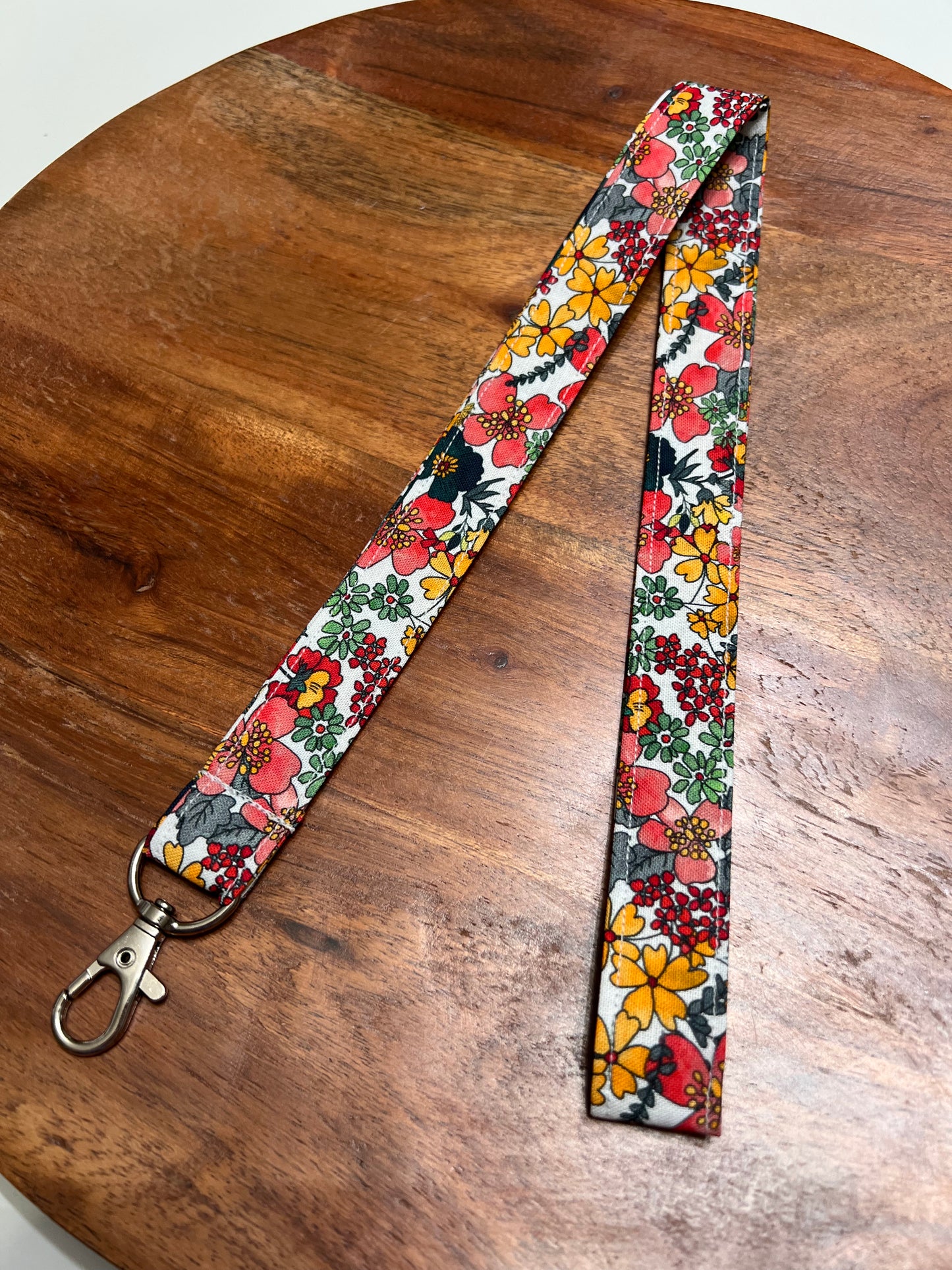 70s Floral Lanyards