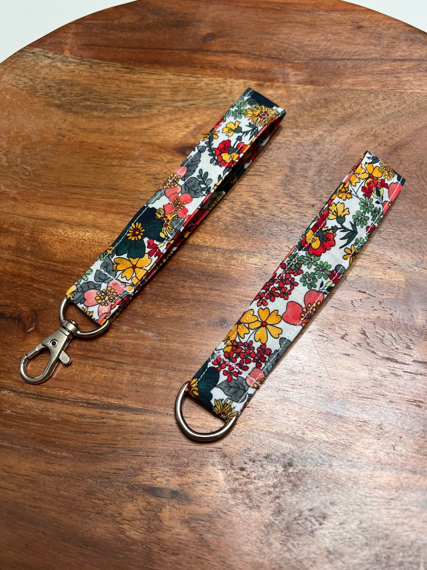 70s Floral Lanyards