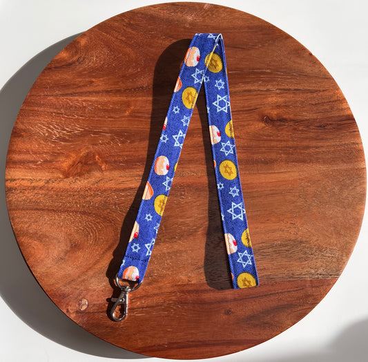 Last Chance! - Blue Hanukkah Lanyards