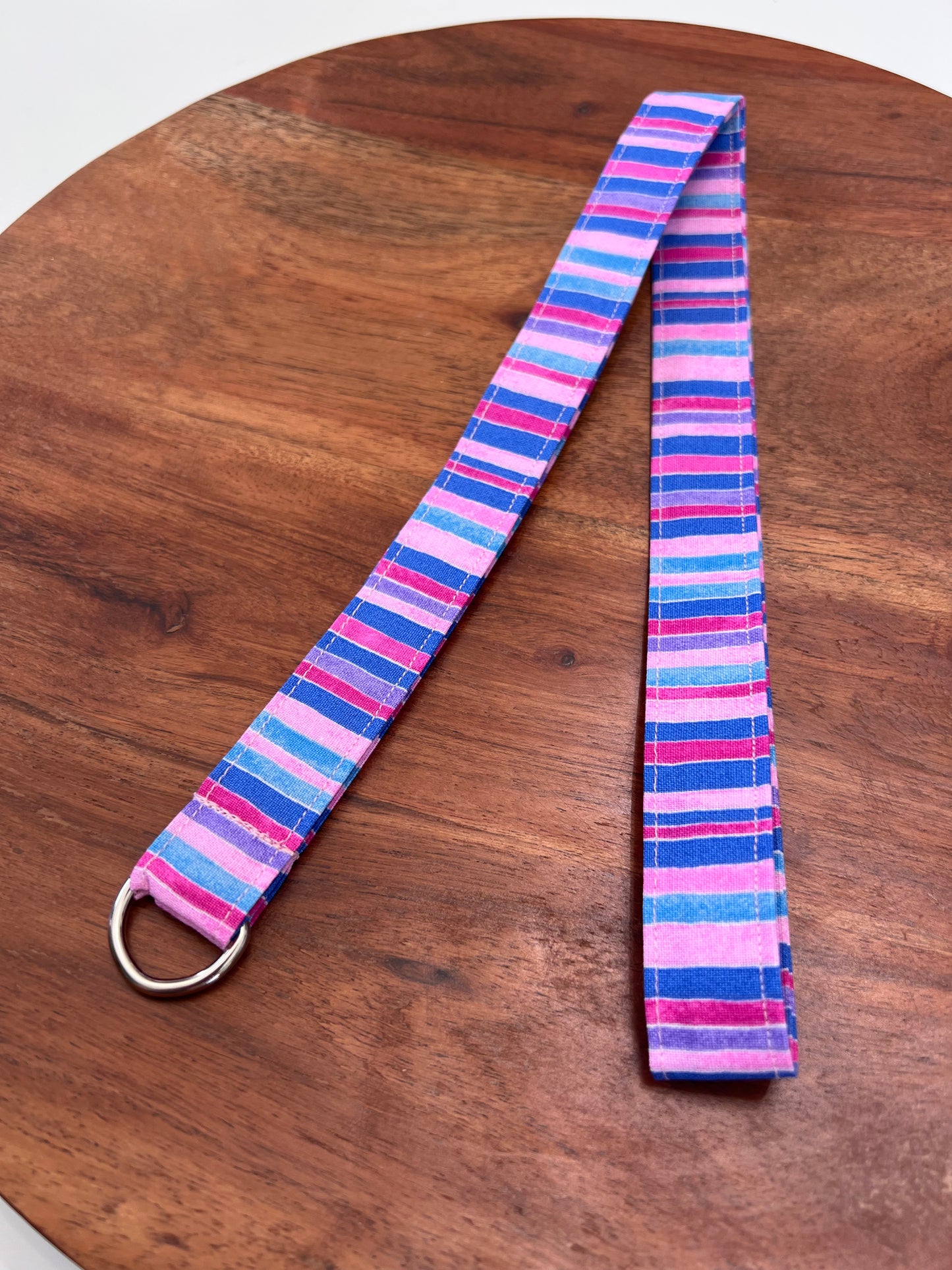 Pink, Purple, and Blue Stripe Lanyards