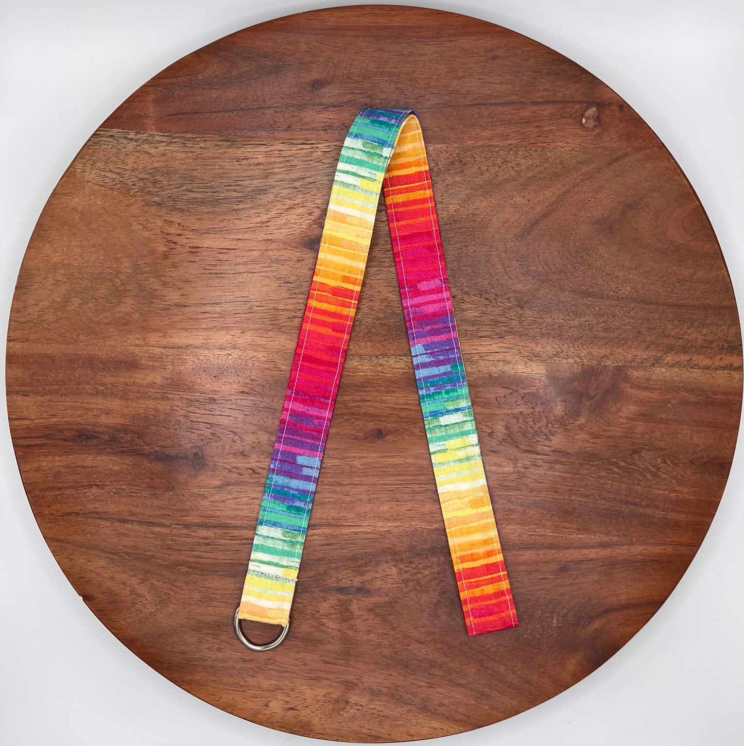 Rainbow Stripe Lanyards