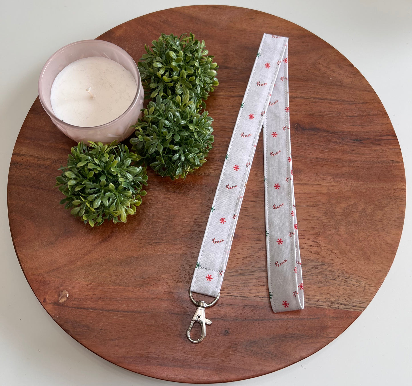 Last Chance! - Gray Minimalist Christmas Lanyards